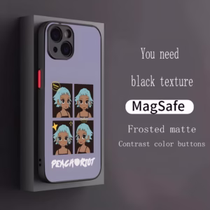 Rise-Up Art Peach R-Riot Phone Case Bomb-proof yet crazy-cool matte skin you can’t stop rubbing for iPhone 16 15 14 13 12 11 and X - Image 4