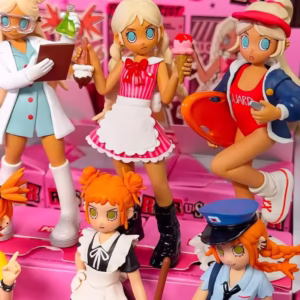 Step into the cheery chaos of Peach Riot with the Rush Hour Economics Series Action Figures - Image 5