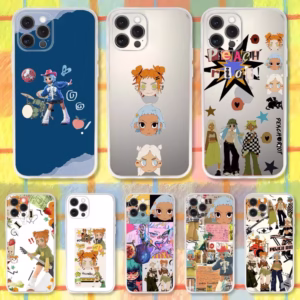 Mini Transparent Silicone Soft Peach R-Riot Rise Case for iPhone 16 & Previous Models - Image 4