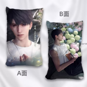 Cosmic charm meets anime affection in Caleb, the cushion designed for fans who love deep space flair and tender hero moments - Image 5