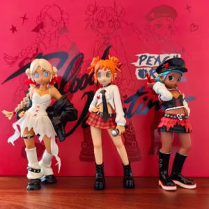 Limited Edition Real 100% Peach Riot Punk Girl Action Figures ignite this revolution, serving edgy elegance straight to your favorite tabletop - Image 1