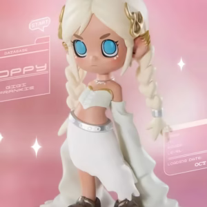 Meet the delightful Lil Peach Riot Small Rebel Peach, the pint-sized mischief-maker that brightens any collection - Image 1