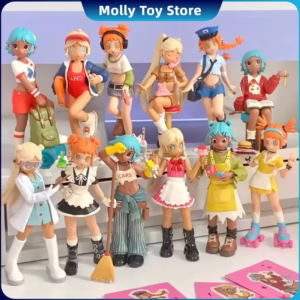 The Real Rush Hour Peach Riot New Punk Economics Series Blind Box figures put you in the driver’s seat for a wild ride where cute clashes with chaos—fast - Image 1