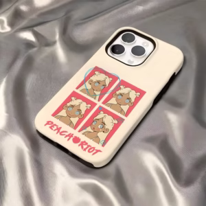 Art Peach R-Riot Rise Up iPhone Phone Case brings that neon faulty-dream to the lineup for 16 all the way back to 7 Plus - Image 3