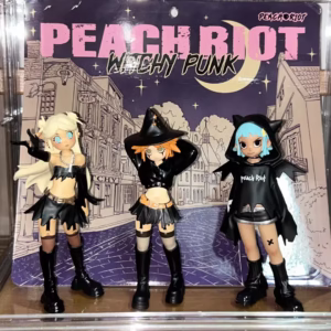 Step into the darkly enchanted with the Poster Girl series from Peach Riot—three sinisterly cute action figures that perfectly blend witchy punk magic into collectible model decor - Image 6