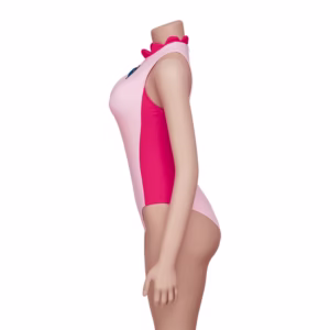 Dive into your next beach day, pool party, or Halloween masquerade wearing the adorable Women’s Bodysuit Swimwear - Image 4