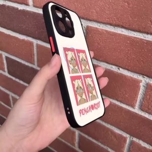 Rise-Up Art Peach R-Riot Phone Case Bomb-proof yet crazy-cool matte skin you can’t stop rubbing for iPhone 16 15 14 13 12 11 and X - Image 1