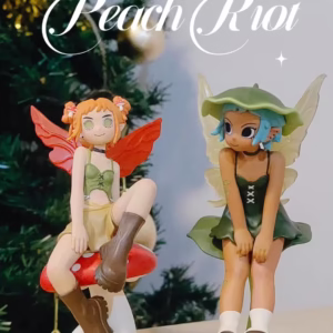 Bright colors, rebellious wings, and smirks so sweet they could start a mini riot—Peach Riot Punk Fairy V2 serves up doll-drama and an attitude buffet - Image 1