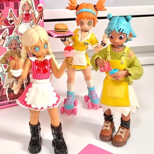 The Real Rush Hour Peach Riot New Punk Economics Series Blind Box figures put you in the driver’s seat for a wild ride where cute clashes with chaos—fast - Image 2