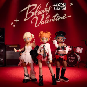 Limited Edition Real 100% Peach Riot Punk Girl Action Figures ignite this revolution, serving edgy elegance straight to your favorite tabletop - Image 3